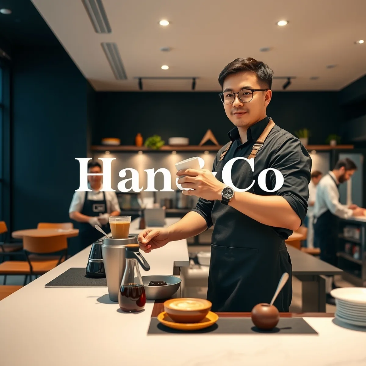 ผ้ากันเปื้อนร้านกาแฟ คุณภาพเยี่ยม